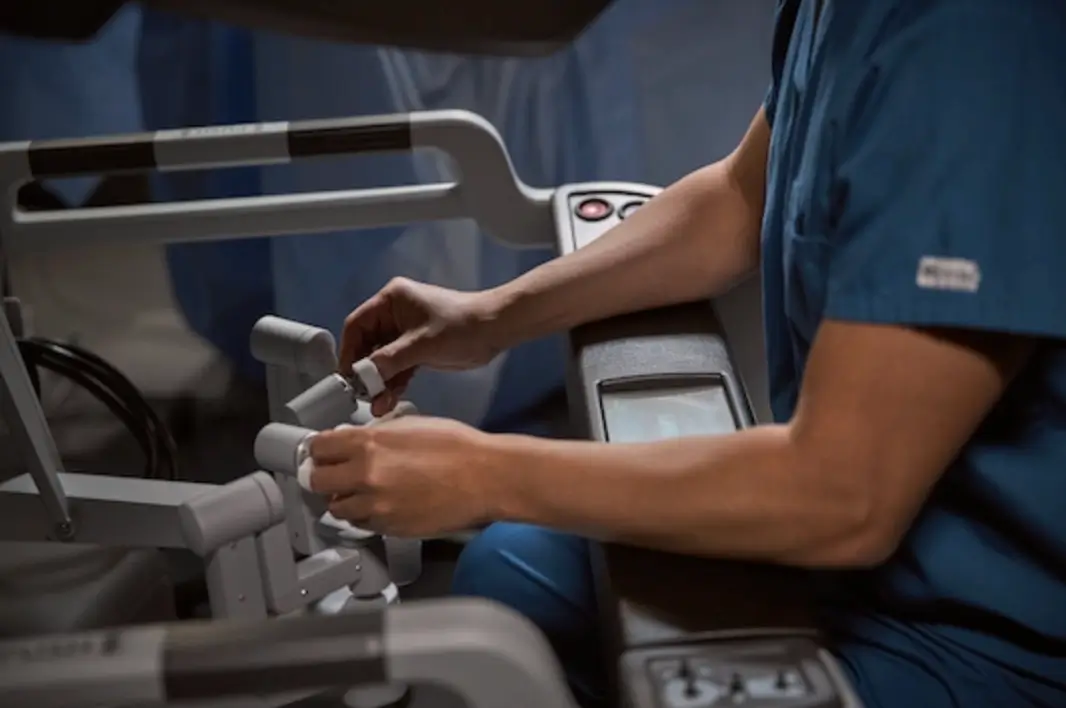 Anatomical kidney model in the hands of a urologic oncologist — illustrating nephron-sparing surgery for kidney cancer performed by Dr. Wei Phin Tan at NYU Langone